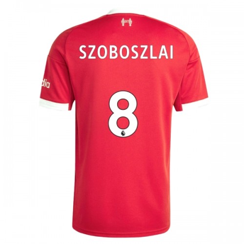 Camiseta Liverpool Dominik Szoboszlai 8 Primera 2025-26 Camiseta Liverpool Dominik Szoboszlai 8 Primera 2025-26